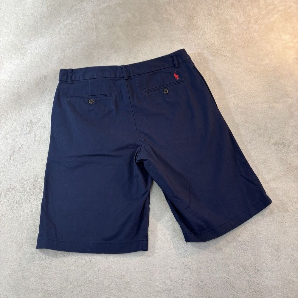 Youth POLO RALPH LAUREN NAVY SHORTS Red Pony BOYS SIZE 20 Chino
